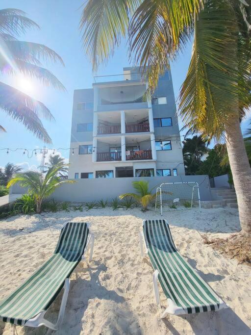 2 Rooms Apartment With Private Beach In Puerto Juarez Канкун Екстериор снимка