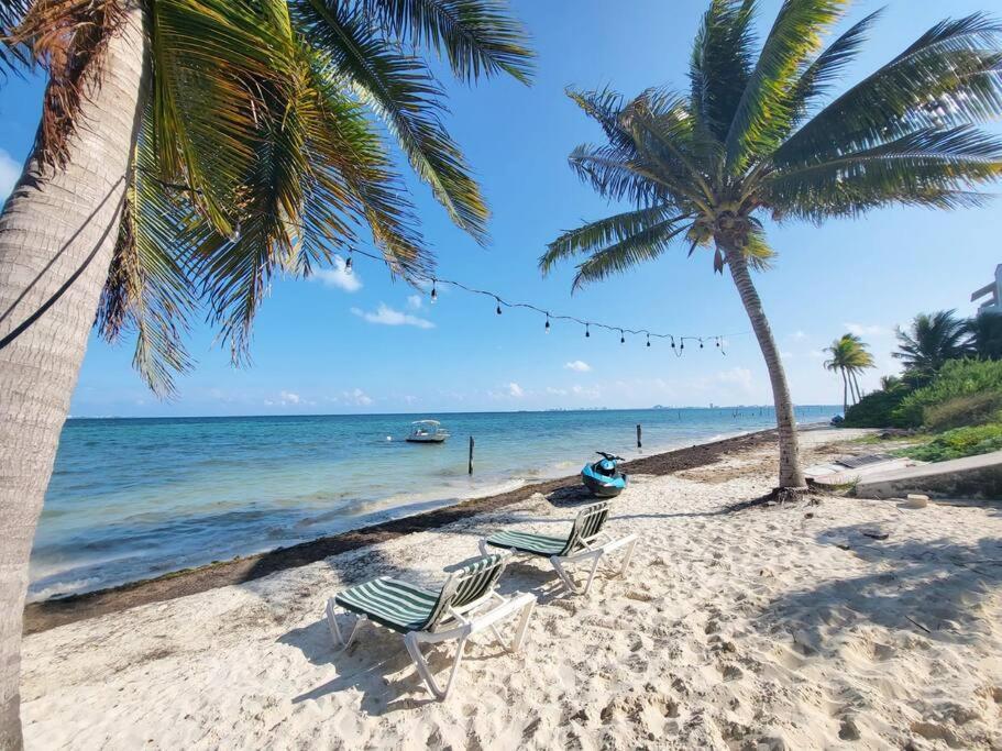 2 Rooms Apartment With Private Beach In Puerto Juarez Канкун Екстериор снимка